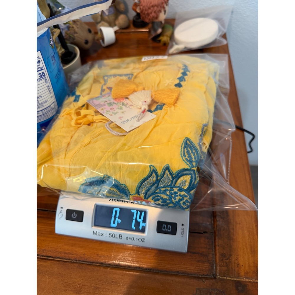 NEW Johnny Was Margot Blouse Odesa Yellow Embroidered Floral Boho Peasant XXL - Picture 13 of 13